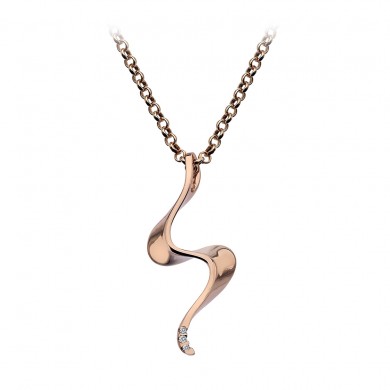 Pirouette Pendant - Rose Gold Plated