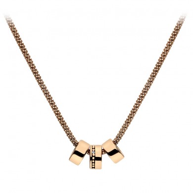 Trio Statement Necklace - Rose Gold Plated