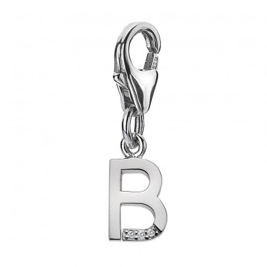 Diamond Letters 'B' Charm